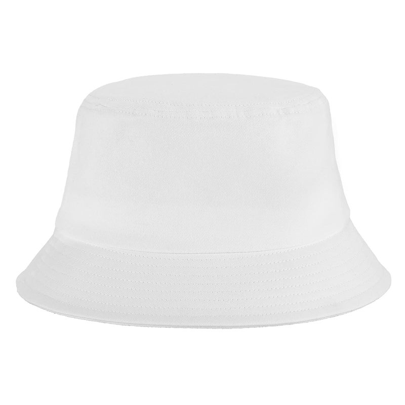 Umeepar Unisex 2 Pack Cotton Bucket Hat Packable Sun Hat for Men Women (2 Pack White) - Image 2